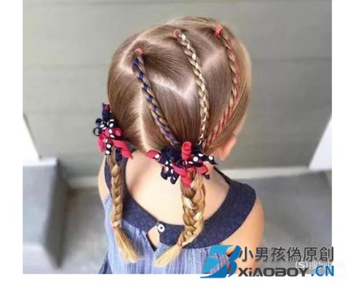 女童发型绑扎方法100图
