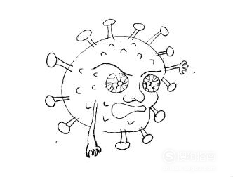 新型冠状病毒怎么画？