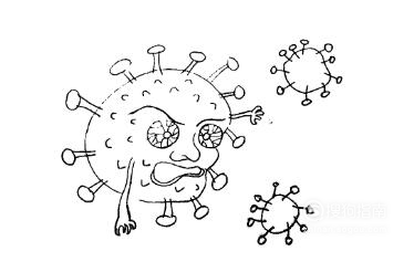 新型冠状病毒怎么画？
