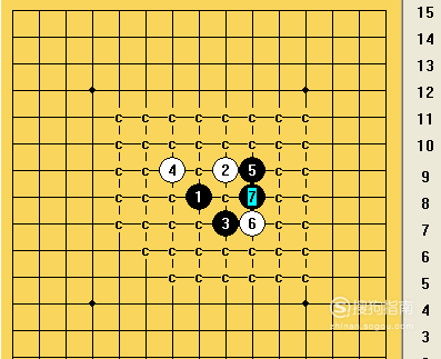 五子棋蒲月第5手黑必败的一种走法