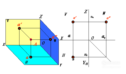 怎么能把三面投影图体系及点的三面投影学好？