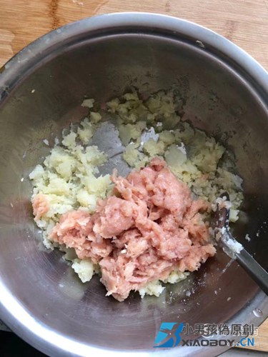 减脂版土豆鸡肉饼的制作方法