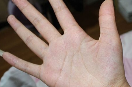 看手相的人智慧线