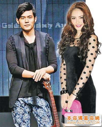 周杰伦,昆凌八字合婚