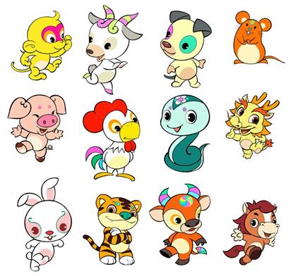 配对完整的生肖集合