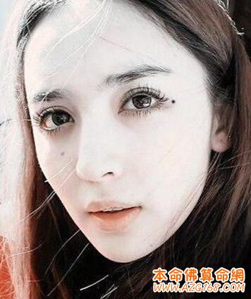 女人面相的桃花痣图解