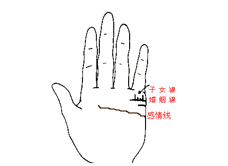 手相线示意图
