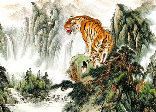 它是老虎的最佳搭配。它是老虎最好的伴侣