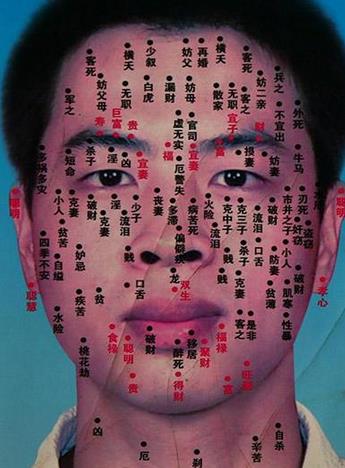 脸上有痣的算命图