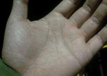 男人的结婚线掌纹图