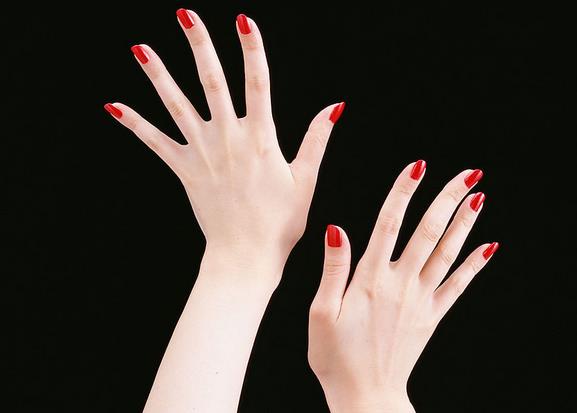 女子智慧线手掌图