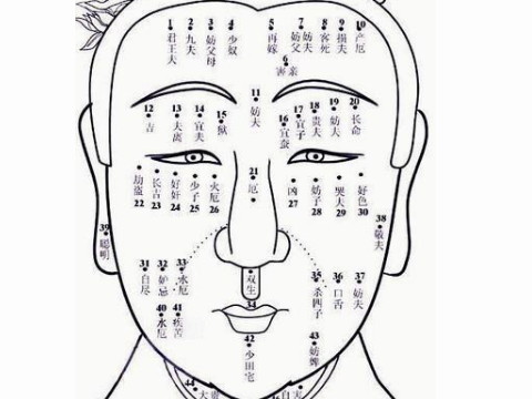 脸部痣相男 男人脸部痣相图解