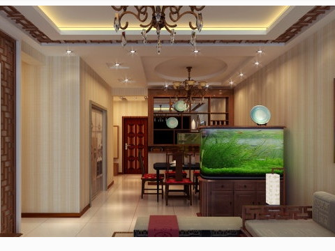 客厅鱼缸的风水位置