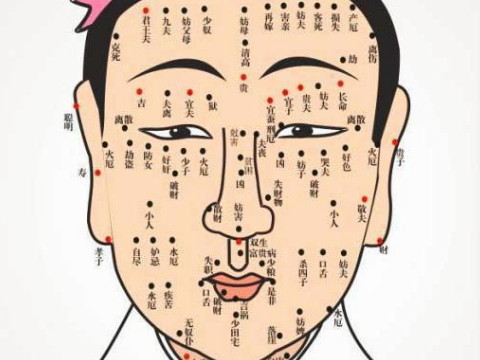面相痣算命 女人面部痣图解